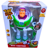 Buzz Lightyear Action Figure Toy – Toy Story 4 Walking Robot with Light & Sound | Battery Operated Toy for Kids Ages 3+
